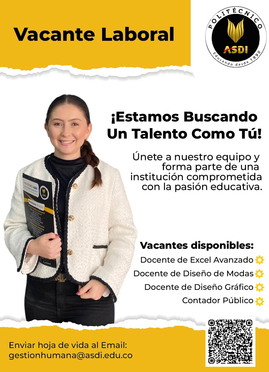 Vacante docente Politécnico ASDI
