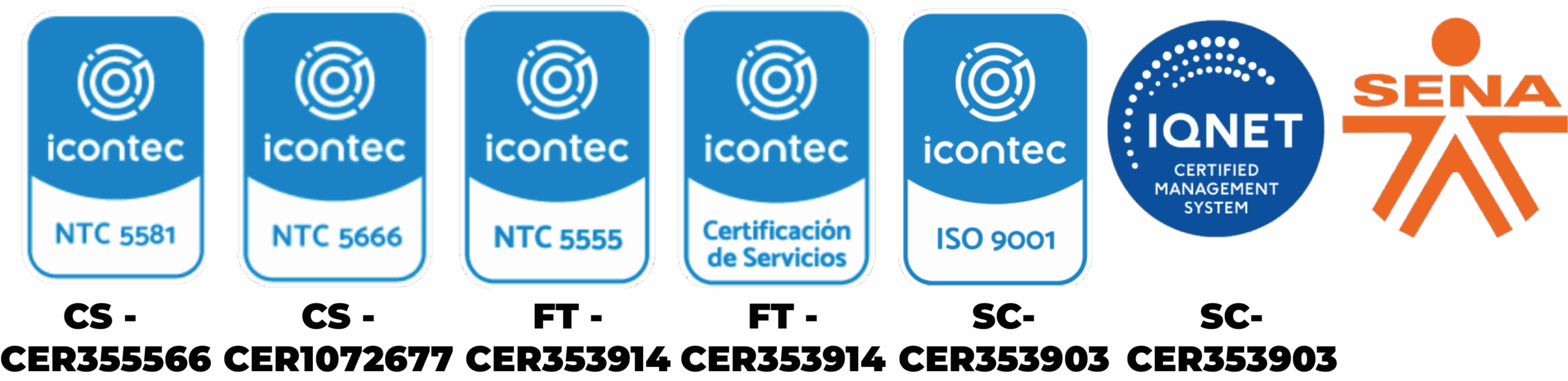 Certificación ICONTEC